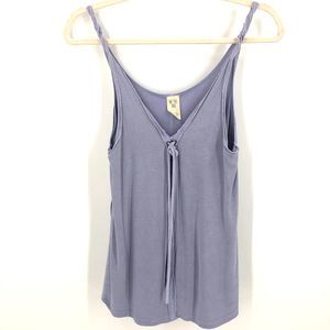 We The Free Twist Ribbed Tie Tank Top